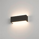 SLV Luminaria de pared CHROMBO - PHASE cuadrado IP20, negro regulable