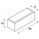 SLV Luminaria de pared CHROMBO - PHASE cuadrado IP20, negro regulable