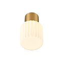SLV Luminaria de techo VARYT sin pantalla E14 IP44, lat�n regulable