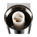 SLV wall luminaire VARYT round, without shade E14 IP44, chrome dimmable