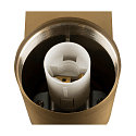 SLV Luminaria de pared VARYT redondo, sin pantalla E14 IP44, lat�n regulable