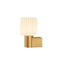 SLV Luminaria de pared VARYT redondo, sin pantalla E14 IP44, lat�n regulable
