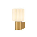 SLV Luminaria de pared VARYT redondo, sin pantalla E14 IP44, lat�n regulable