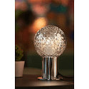 SLV table lamp VARYT round, without shade E14, chrome dimmable