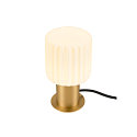 SLV Luminaria de mesa VARYT redondo, sin pantalla E14, lat�n regulable