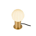 SLV Luminaria de mesa VARYT redondo, sin pantalla E14, lat�n regulable