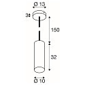 SLV Luminaria colgante ENOLA� E27 IP20, regulable