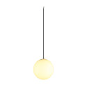 Luminaria colgante SUN 30 con cable abierto, en forma de bala E27 IP20, regulable