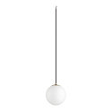 SLV Luminaria colgante SUN 20 con cable abierto, en forma de bala E27 IP20, regulable