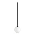 SLV Luminaria colgante SUN 20 con cable abierto, en forma de bala E27 IP20, regulable
