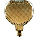 Segula Bombilla filamento Globe FLOATIG GLOBE 150 TWISTED - SMOKEY GREY - PHASE G150 �palo E27 6W 230lm 1900K 330� regulable