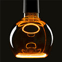 Filamento luminoso FLOATING GLOBE 125 - SMOKEY BLACK- PHASE G125 mate E27 6W 220lm 1900K 330° regulable