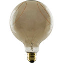Segula L�mpara LED GLOBE 125 2X SLANTING SOFT CURVE - SMOKEY - PHASE G125 mate E27 8W 400lm 1900K 330� CRI 90-100 regulable