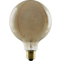 Segula L�mpara LED ILLUSION GLOBE 125 CRESCENT SLANTING - SMOKEY - PHASE G125 mate E27 6W 310lm 1900K 330� CRI 90-100 regulable