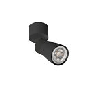 SLV Luminaria de pared y techo PURI 2.0 - DOME GU10 IP20, negro regulable