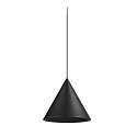 SLV Luminaria colgante MAGICO 38 E27 IP20, negro mate regulable