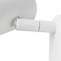 SLV Luminaria de pared y techo NOBLO� SINGLE PHASE de 1 llama, redondo IP20, blanco regulable