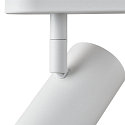 SLV Luminaria de pared y techo NOBLO� DOUBLE PHASE de 2 llamas, redondo IP20, blanco regulable