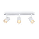 SLV Luminaria de pared y techo NOBLO� TRIPLE PHASE de 3 llamas, cil�ndrico, giro card�nico IP20, blanco regulable