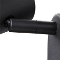 SLV Luminaria de pared y techo NOBLO� SINGLE PHASE de 1 llama, redondo IP20, negro regulable