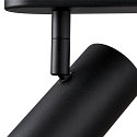 SLV Luminaria de pared y techo NOBLO� DOUBLE PHASE de 2 llamas, redondo IP20, negro regulable