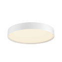 SLV Luminaria de techo DECONA 42 CL redondo, con sensor, apto para puestos de trabajo VDU IP44, blanco, barnizado 