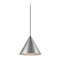 Luminaria colgante MAGICO 38 E27 IP20, aluminio regulable