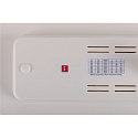 SLV 3-phase spot SIGHT PANEL square, suitable for VDU workstation IP20, white, lacquered 
