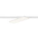 SLV 3-phase spot SIGHT PANEL square, suitable for VDU workstation IP20, white, lacquered 