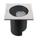 SLV Luminaria empotrable en suelo DASAR� L DALI giratorio, cuadrado, asim�trico, regulable IP65/IP67, acero inoxidable regulable
