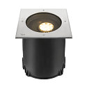 SLV Luminaria empotrable en suelo DASAR� XL DALI giratorio, cuadrado, asim�trico, regulable IP65/IP67, acero inoxidable regulable