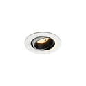 Luminaria empotrable para techos NUMINOS� MOVE S giratorio, apto para puestos de trabajo VDU IP20, negro, blanco regulable