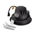 SLV Luminaria empotrable para techos NUMINOS� MOVE S redondo, apto para puestos de trabajo VDU IP20, negro, blanco