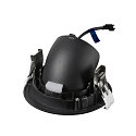 ceiling recessed luminaire NUMINOS� GIMBLE M suitable for VDU workstation IP20, black, lacquered dimmable