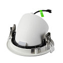 SLV Luminaria empotrable para techos NUMINOS� GIMBLE L redondo, apto para puestos de trabajo VDU IP20, blanco, barnizado regulable