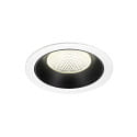 Luminaria empotrable para techos NUMINOS� XL apto para puestos de trabajo VDU IP20, negro, blanco regulable