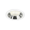 Luminaria empotrable para techos NUMINOS� XL apto para puestos de trabajo VDU IP20, cromo, blanco regulable