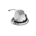 SLV ceiling recessed luminaire NUMINOS� MOVE XL round, suitable for VDU workstation IP20, white, lacquered dimmable