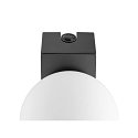 SLV Luminaria de espejo SUN MIRROR QUAD con bot�n interruptor IP44, negro, barnizado 