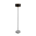 Luminaria de pedestal PANTILO ROPE 27 E27 IP20, plata regulable