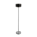 SLV Luminaria de pedestal PANTILO ROPE 27 E27 IP20, plata regulable