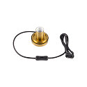 Luminaria de mesa PANTILO ROPE 19 cil�ndrico E27, dorado regulable