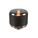 Luminaria de mesa PANTILO ROPE 19 cil�ndrico E27, plata regulable
