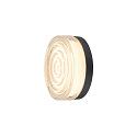 SLV Luminaria de pared y techo CYFT WAVE XL IP65, negro, barnizado regulable