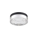 SLV Luminaria de pared y techo CYFT WAVE XL IP65, negro, barnizado regulable