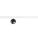 SLV Foco monof�sico DYSKO giro card�nico, en forma de bala IP20, brillante, negro regulable