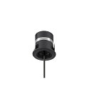 Luminaria colgante DYSKO IP20, dorado, negro regulable