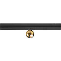 Proyector para ra�l DYSKO IP20, dorado, negro regulable