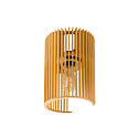 SLV Luminaria de pared WUD WL cil�ndrico E27 IP20, color natural, barnizado regulable