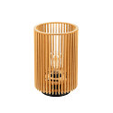 SLV Luminaria de mesa WUD TL cil�ndrico E27 IP20, color natural regulable